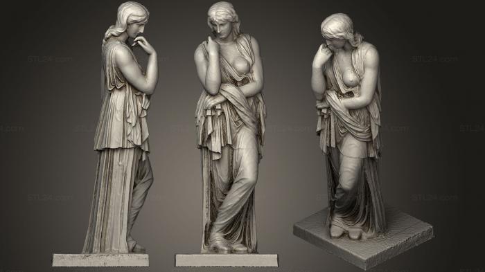 Statues antique and historical (Thusnelda, STKA_1598) 3D models for cnc